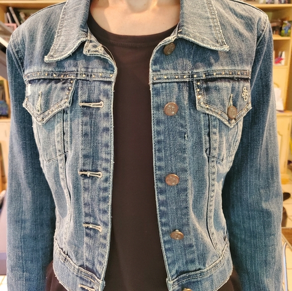 See Thru Soul Jean Jacket - Picture 7 of 9